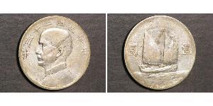 1 Dollar Chine Argent 