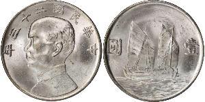 1 Dollar Chine Argent 