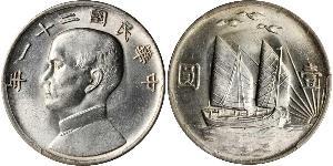 1 Dollar Chine Argent 