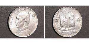 1 Dollar Chine Argent 