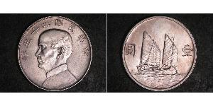 1 Dollar Chine Argent 