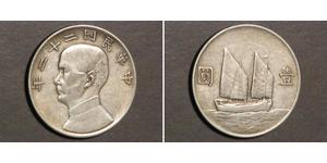 1 Dollar Chine Argent 