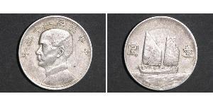 1 Dollar Chine Argent 