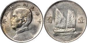 1 Dollar Chine Argent 