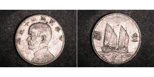 1 Dollar Chine Argent 