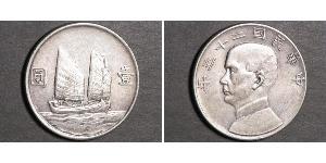 1 Dollar Chine Argent 