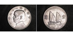 1 Dollar Chine Argent 