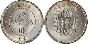 1 Dollar Chine Argent 