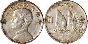 1 Dollar Chine Argent 