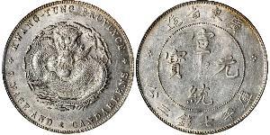 1 Dollar Chine Argent 