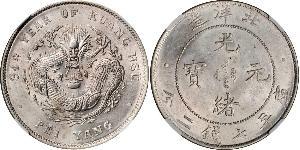 1 Dollar Chine Argent 