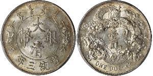 1 Dollar Chine Argent 