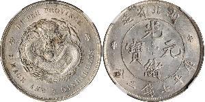 1 Dollar Chine Argent 