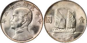 1 Dollar Chine Argent 