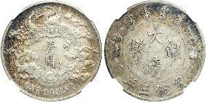 1 Dollar Chine Argent 
