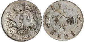 1 Dollar Chine Argent 