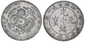 1 Dollar Chine Argent 