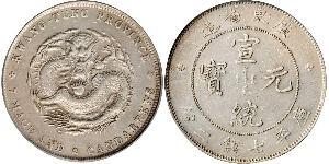 1 Dollar Chine Argent 