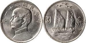 1 Dollar Chine Argent 