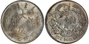 1 Dollar Chine Argent 