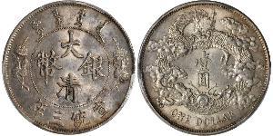 1 Dollar Chine Argent 