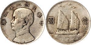 1 Dollar Chine Argent 