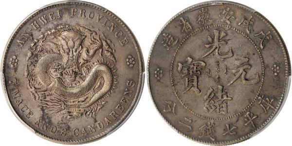 1 Dollar Chine Argent 