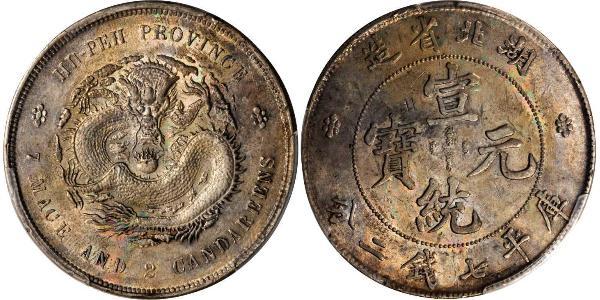 1 Dollar Chine Argent 
