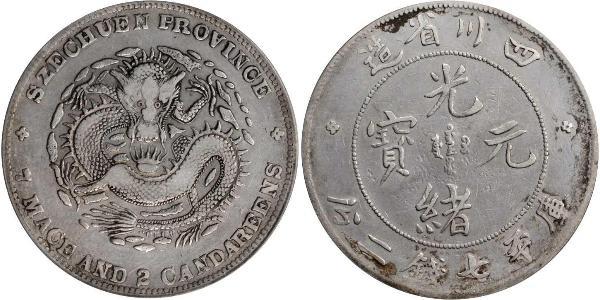 1 Dollar Chine Argent 