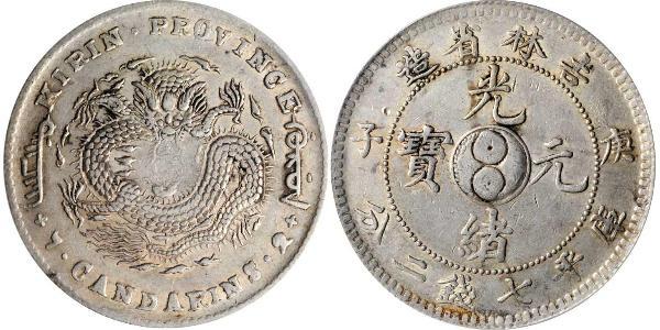1 Dollar Chine Argent 