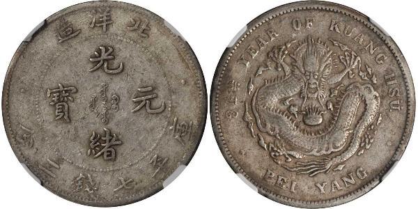 1 Dollar Chine Argent 