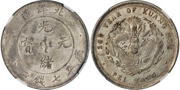 1 Dollar Chine Argent 