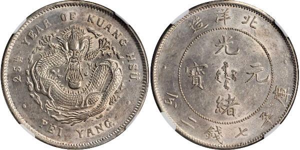 1 Dollar Chine Argent 
