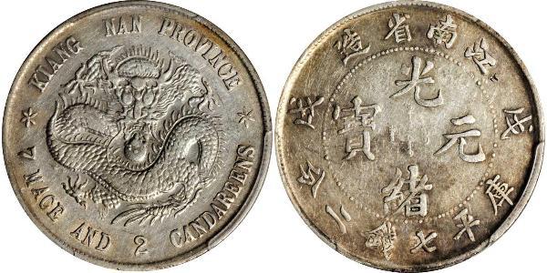 1 Dollar Chine Argent 