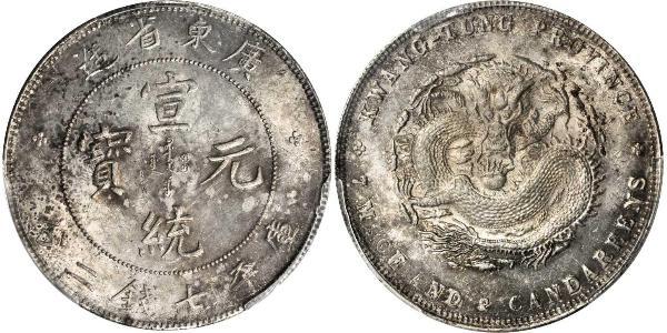 1 Dollar Chine Argent 