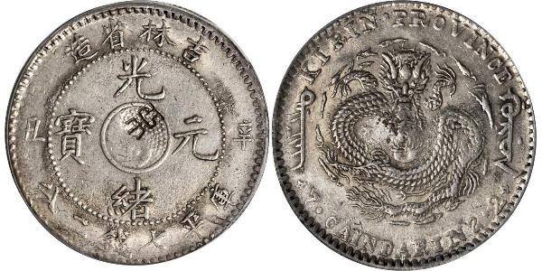 1 Dollar Chine Argent 