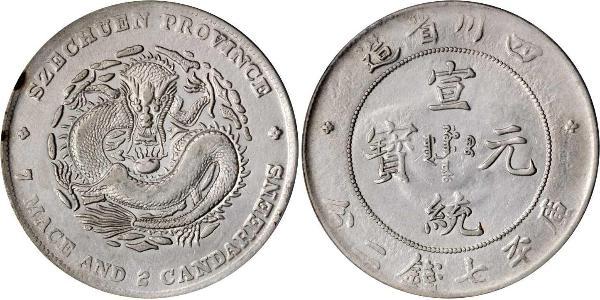 1 Dollar Chine Argent 