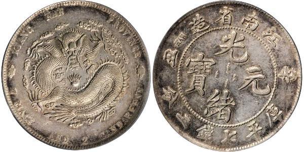 1 Dollar Chine Argent 