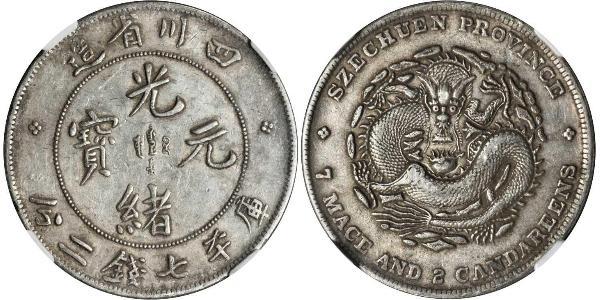 1 Dollar Chine Argent 