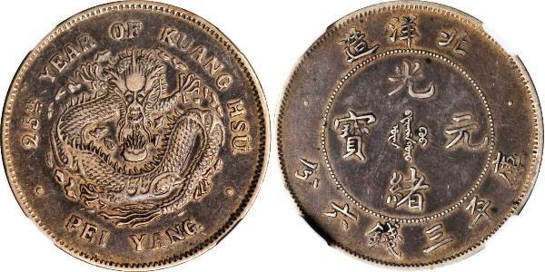 1 Dollar Chine Argent 