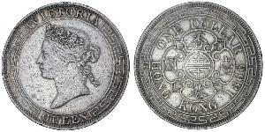 1 Dollar Hong Kong Argent Édouard VII (1841-1910)