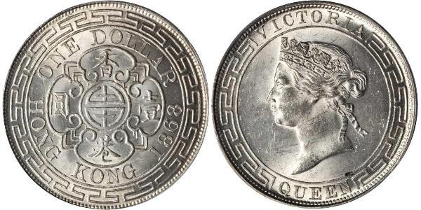 1 Dollar Hong Kong Argent Édouard VII (1841-1910)