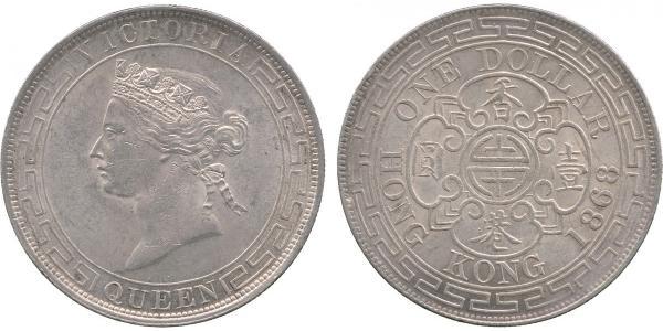 1 Dollar Hong Kong Argent Édouard VII (1841-1910)