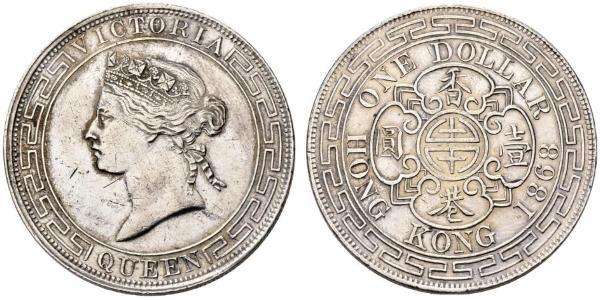 1 Dollar Hong Kong Argent Édouard VII (1841-1910)