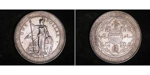 1 Dollar Hong Kong / Empire britannique (1497 - 1949) Argent 