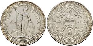 1 Dollar Hong Kong / Empire britannique (1497 - 1949) Argent 