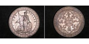 1 Dollar Hong Kong / Empire britannique (1497 - 1949) Argent 