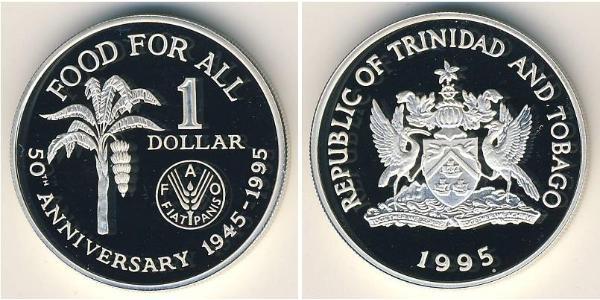 1 Dollar Trinité-et-Tobago Argent 