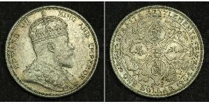 1 Dollar Établissements des détroits (1826 - 1946) Argent Édouard VII (1841-1910)