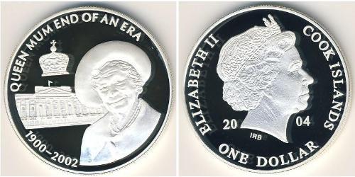 1 Dollar Îles Cook Argent 